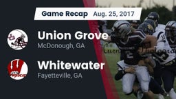 Recap: Union Grove  vs. Whitewater  2017