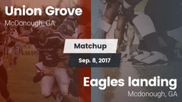 Matchup: Union Grove vs. Eagles landing  2017