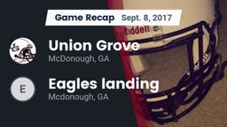 Recap: Union Grove  vs. Eagles landing  2017