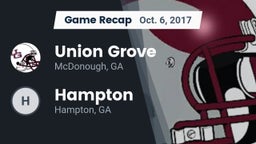Recap: Union Grove  vs. Hampton  2017