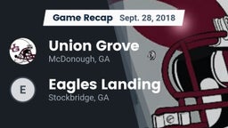 Recap: Union Grove  vs. Eagles Landing  2018