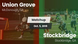 Matchup: Union Grove vs. Stockbridge  2018