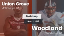 Matchup: Union Grove vs. Woodland  2018