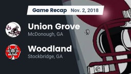 Recap: Union Grove  vs. Woodland  2018
