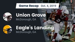 Recap: Union Grove  vs. Eagle's Landing  2019