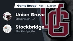 Recap: Union Grove  vs. Stockbridge  2020
