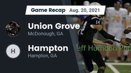 Recap: Union Grove  vs. Hampton  2021
