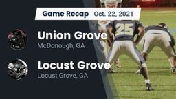Recap: Union Grove  vs. Locust Grove  2021