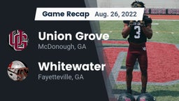 Recap: Union Grove  vs. Whitewater  2022