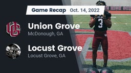 Recap: Union Grove  vs. Locust Grove  2022