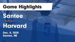 Santee  vs Harvard  Game Highlights - Dec. 8, 2020