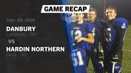 Recap: Danbury  vs. Hardin Northern  2016