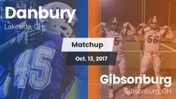 Matchup: Danbury vs. Gibsonburg  2017