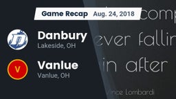 Recap: Danbury  vs. Vanlue  2018