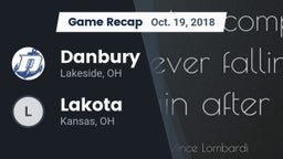 Recap: Danbury  vs. Lakota 2018