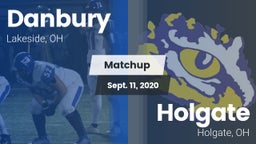 Matchup: Danbury vs. Holgate  2020