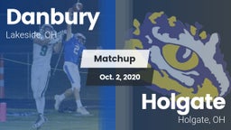 Matchup: Danbury vs. Holgate  2020