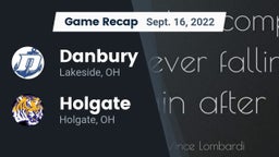 Recap: Danbury  vs. Holgate  2022