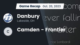 Recap: Danbury  vs. Camden - Frontier  2023