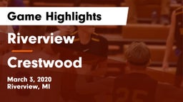 Riverview  vs Crestwood  Game Highlights - March 3, 2020