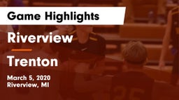 Riverview  vs Trenton  Game Highlights - March 5, 2020