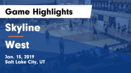 Skyline  vs West  Game Highlights - Jan. 15, 2019