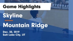 Skyline  vs Mountain Ridge  Game Highlights - Dec. 30, 2019
