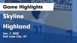 Skyline  vs Highland  Game Highlights - Jan. 7, 2020