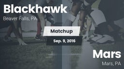 Matchup: Blackhawk High vs. Mars  2016