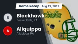 Recap: Blackhawk  vs. Aliquippa  2017