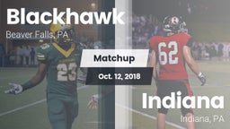 Matchup: Blackhawk High vs. Indiana  2018