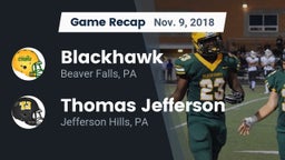 Recap: Blackhawk  vs. Thomas Jefferson  2018