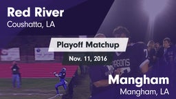 Matchup: Red River vs. Mangham  2016