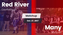 Matchup: Red River vs. Many  2017
