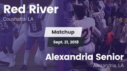 Matchup: Red River vs. Alexandria Senior  2018