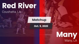 Matchup: Red River vs. Many  2020