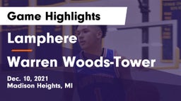 Lamphere  vs Warren Woods-Tower  Game Highlights - Dec. 10, 2021