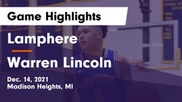 Lamphere  vs Warren Lincoln Game Highlights - Dec. 14, 2021
