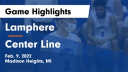 Lamphere  vs Center Line  Game Highlights - Feb. 9, 2022