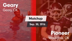 Matchup: Geary vs. Pioneer  2016