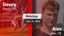 Matchup: Geary vs. Alex  2016