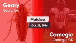 Matchup: Geary vs. Carnegie  2016