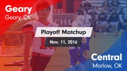 Matchup: Geary vs. Central  2016