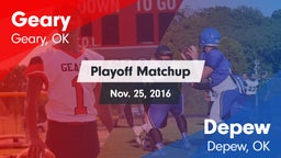 Matchup: Geary vs. Depew  2016