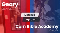 Matchup: Geary vs. Corn Bible Academy  2017