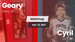 Matchup: Geary vs. Cyril  2017