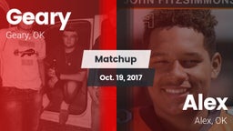 Matchup: Geary vs. Alex  2017