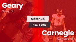 Matchup: Geary vs. Carnegie  2018