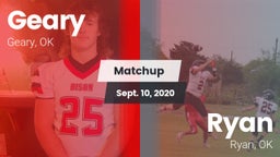 Matchup: Geary vs. Ryan  2020