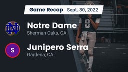 Recap: Notre Dame  vs. Junipero Serra  2022